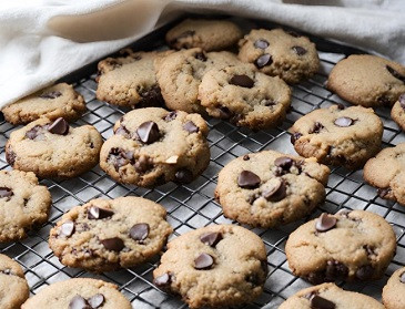 Protein Almond Flour Chocolate Chip Cookies